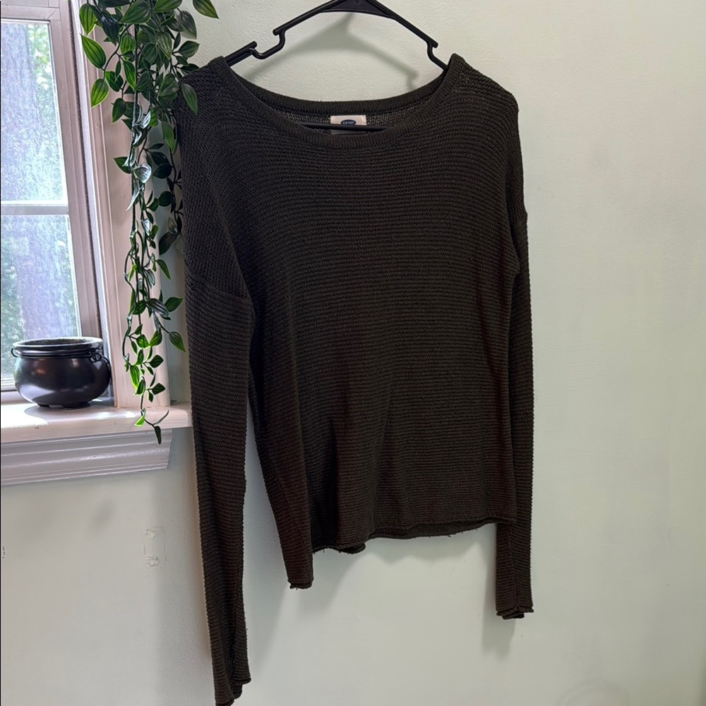 Olive Green Women's Top